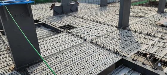 Free bottom die steeltruss floor slab,